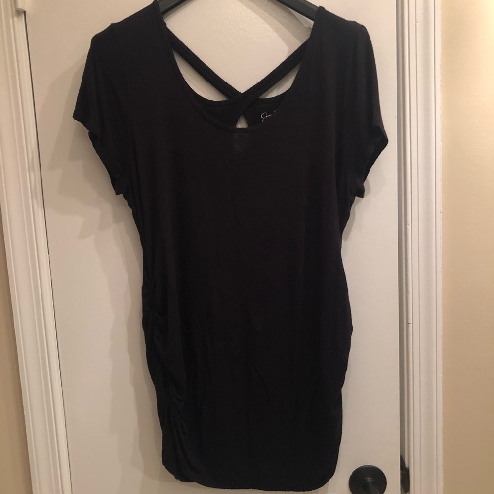 Jessica Simpson Black Maternity Top